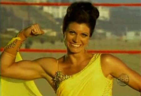 An impressive flex from champion volleyballer Misty May-Treanor, currently twirling on Dancing With the Stars. Couldn't resist including this one.